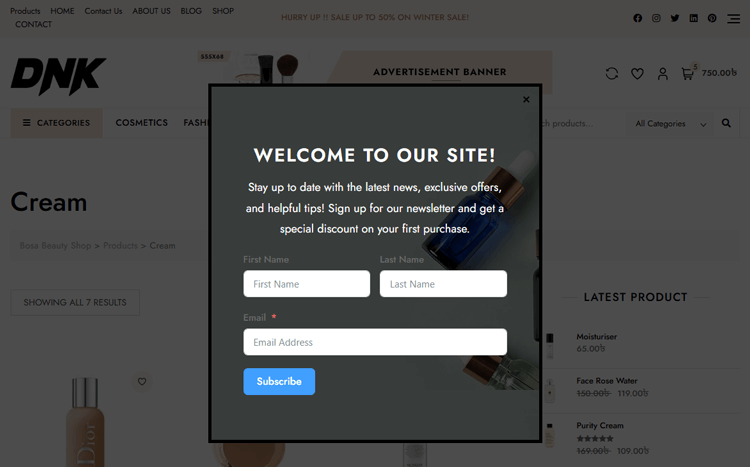 Test your popup on different web browsers (Chrome, Firefox, Safari)