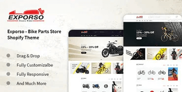 Exporso - Bike Parts Store Shopify Theme