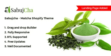 Sabujcha - Matcha Shopify Theme