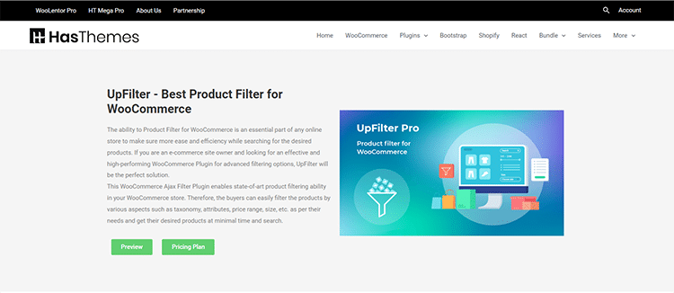 Upfilter- Product Filter for WooCommerce