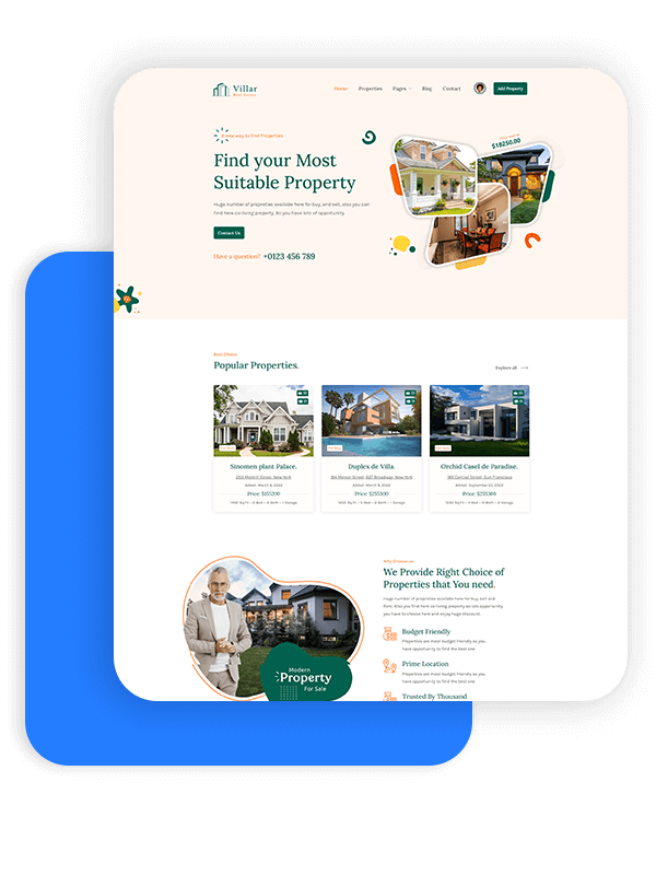 Villar Real Estate Webflow Template