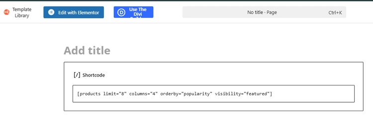 WooCommerce Product Display Shortcodes