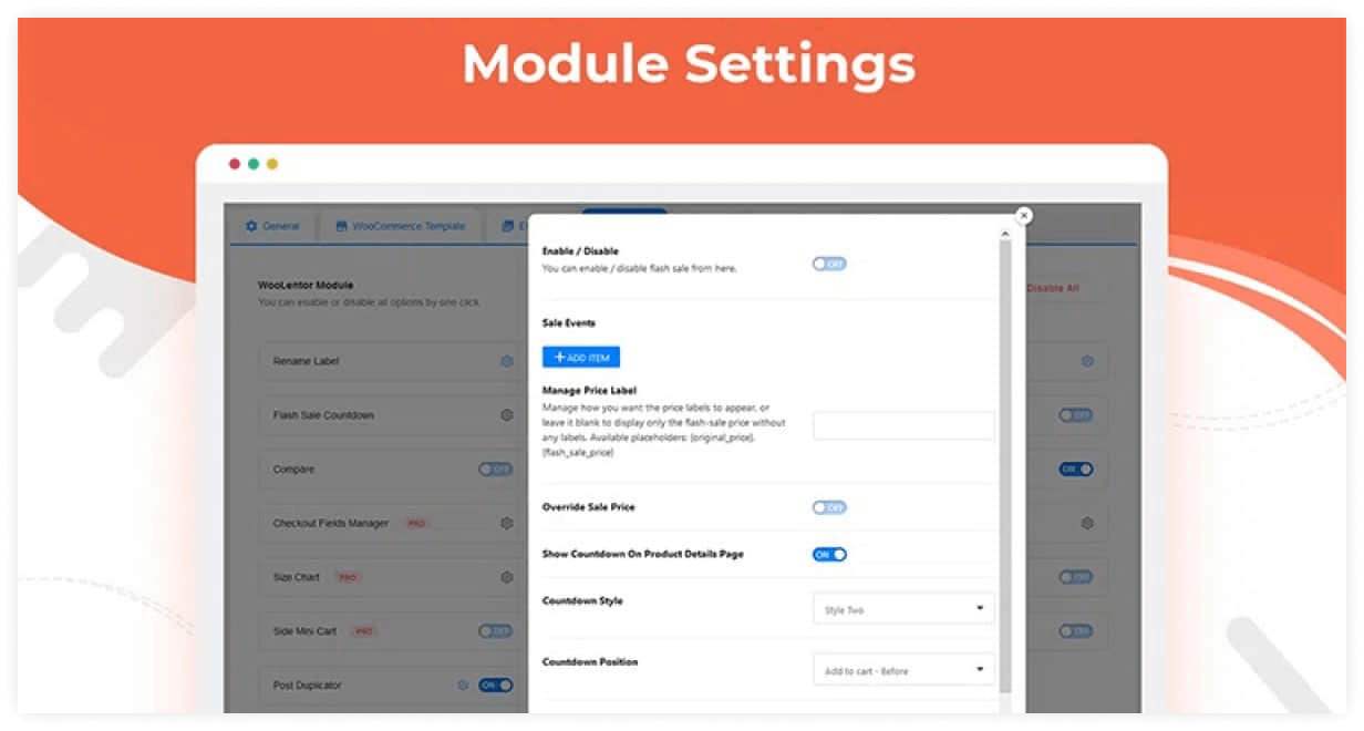 WooLentor - Flash Sale Countdown Module