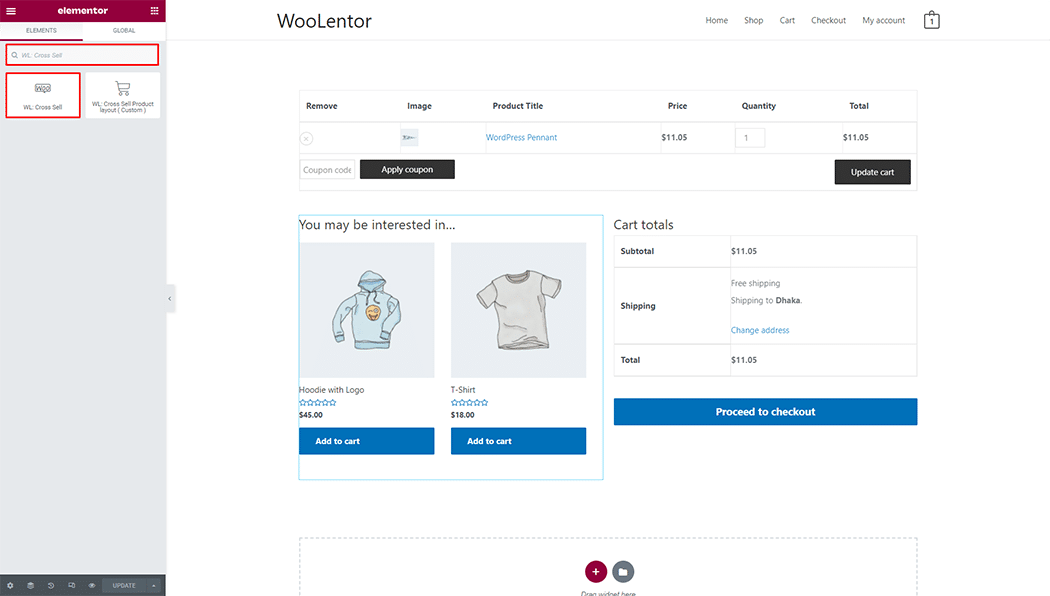 Creating a Cart Page Template: Cross Sell