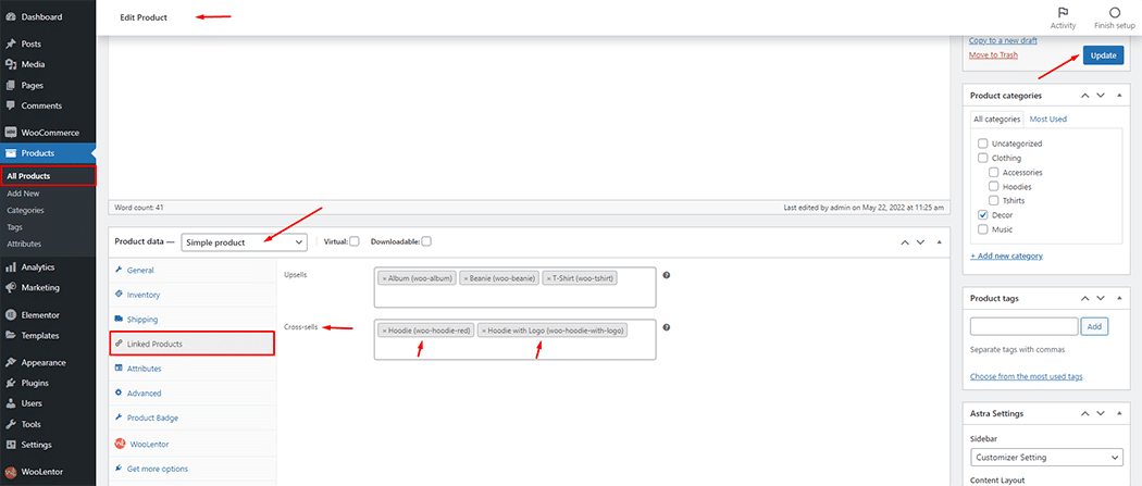 Creating a Cart Page Template: All Products
