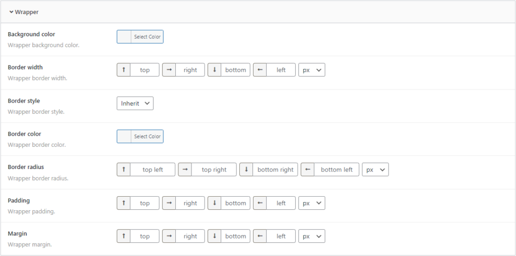 Table Wrapper Design