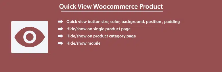 Quick View Woocommerce Product
