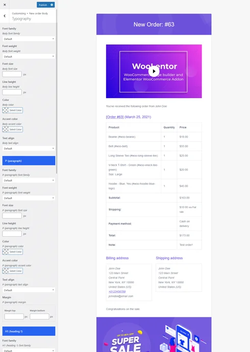 Plenty of styling options